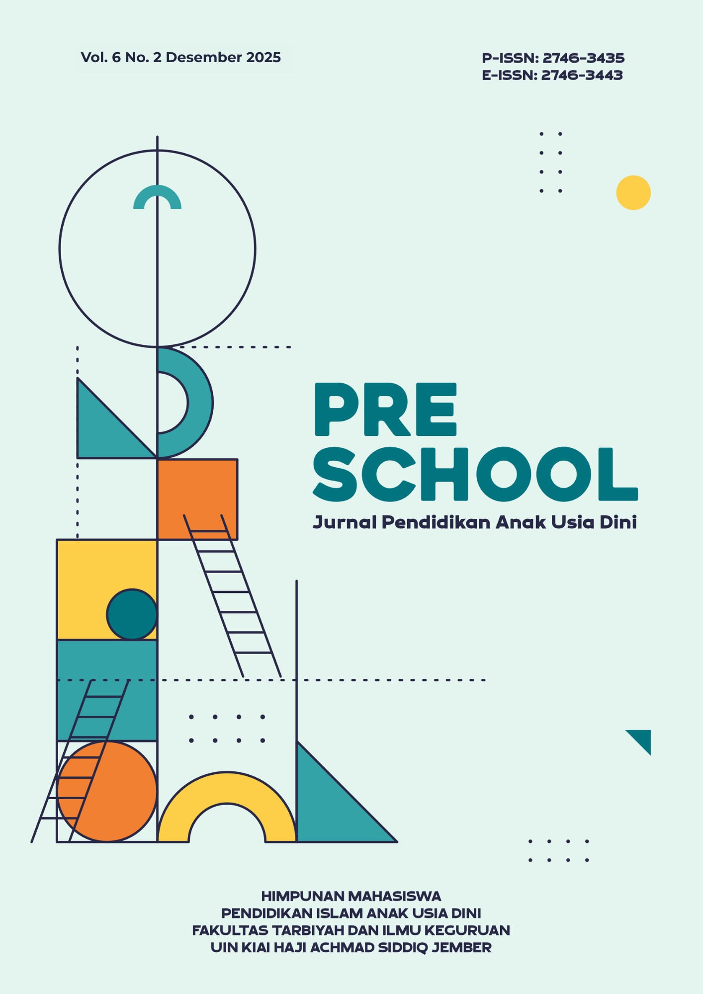 View Vol. 6 No. 2 (2025): PRESCHOOL: Jurnal Pendidikan Anak Usia Dini